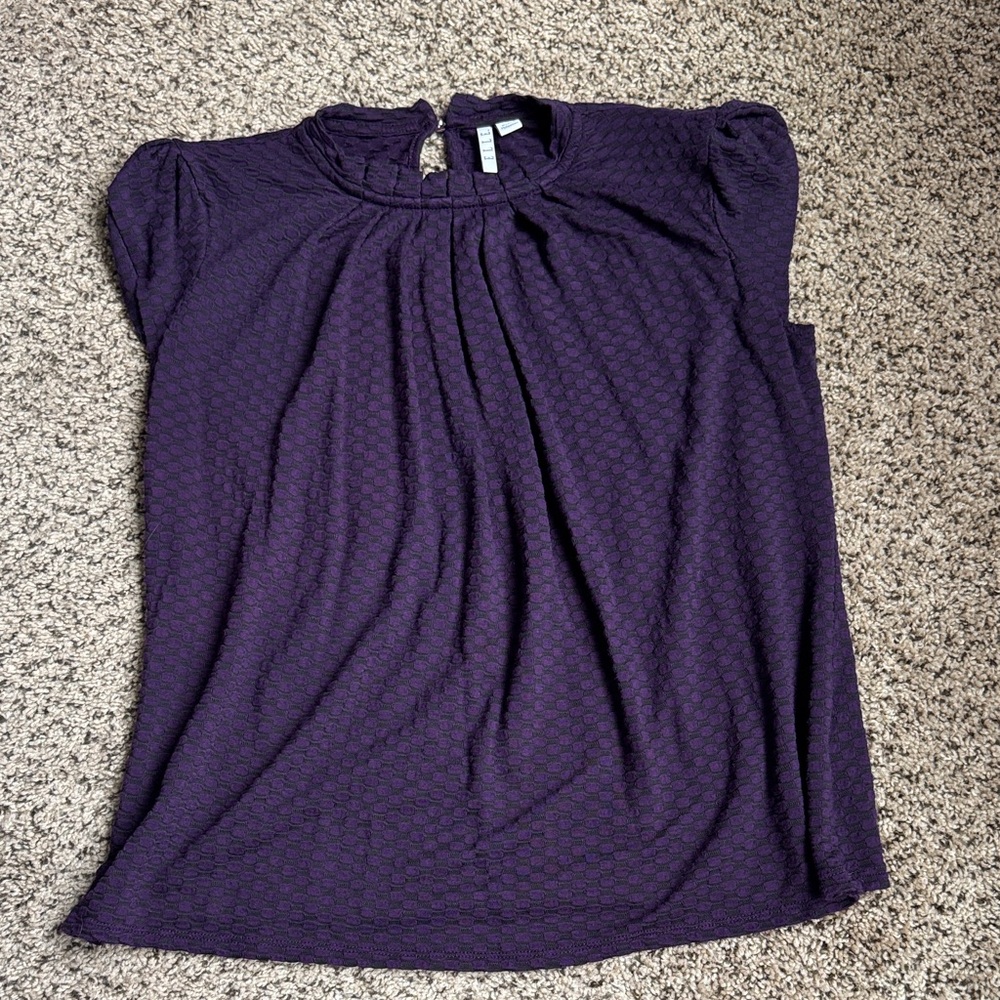 Elle Deep Purple Blouse
